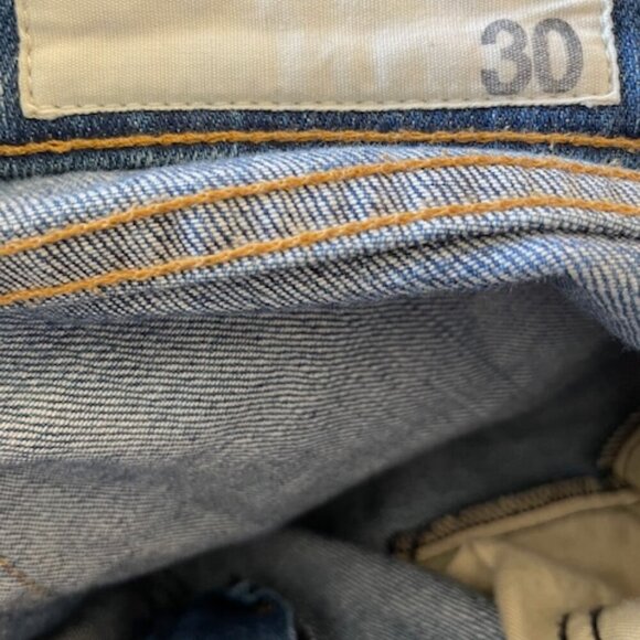 Rag & Bone Dre Boyfriend Jeans in Bradford Wash Mid Rise - Size 30 - Picture 9 of 12